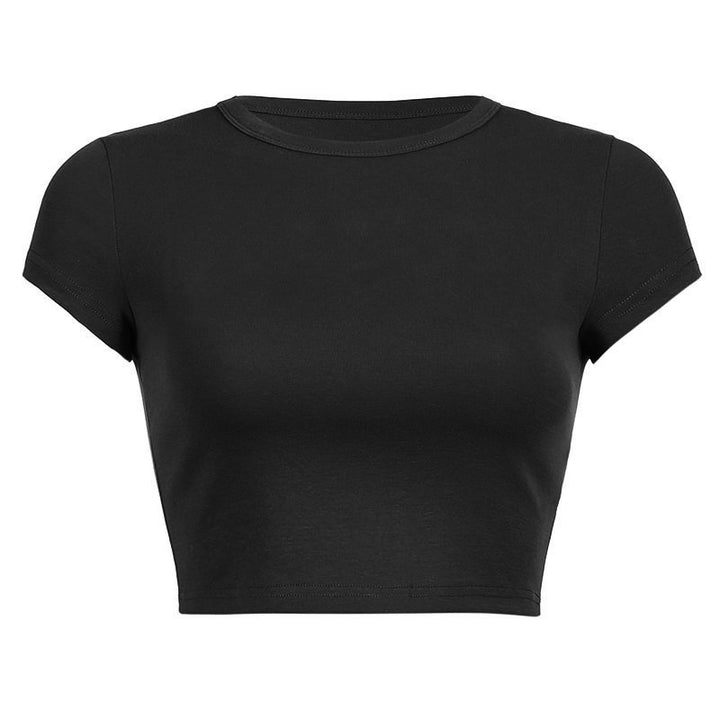 Damen Figurbetontes Crop-Top Echo Archiv