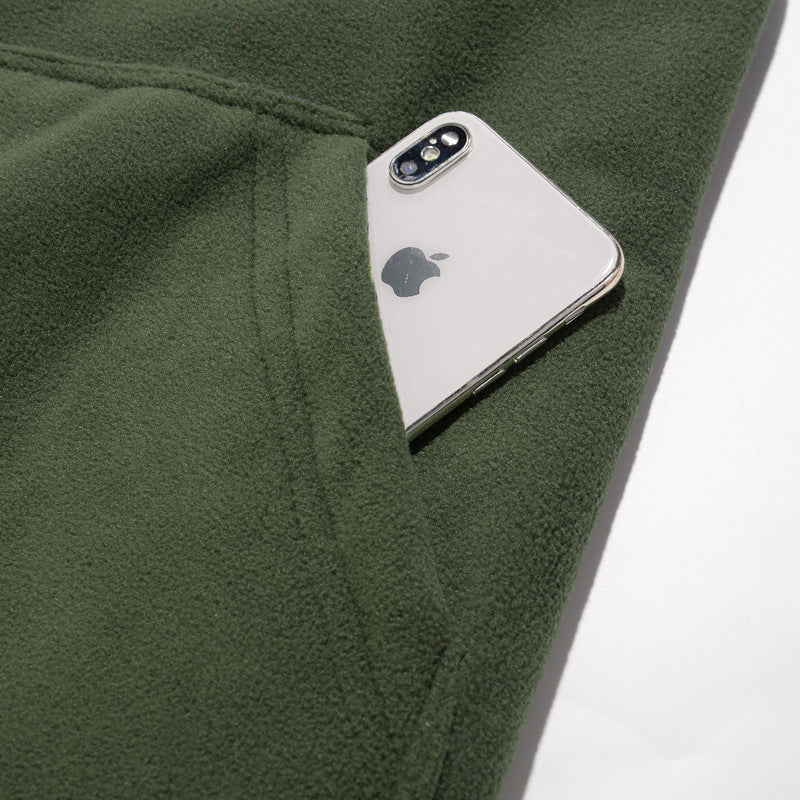 Herren Winddichte Softshell-Weste mit hochflorigem Fleece-Innenfutter, Stehkragen und verdeckten Eingrifftaschen – Marzano