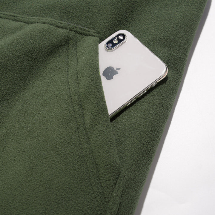 Herren Winddichte Softshell-Weste mit hochflorigem Fleece-Innenfutter, Stehkragen und verdeckten Eingrifftaschen – Marzano