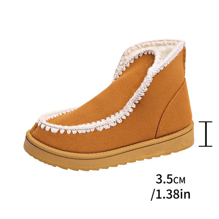 Damen Gefütterte Mokassin‑Ankleboots mit Teddyfutter und rutschfester Gummisohle Echoarchiv
