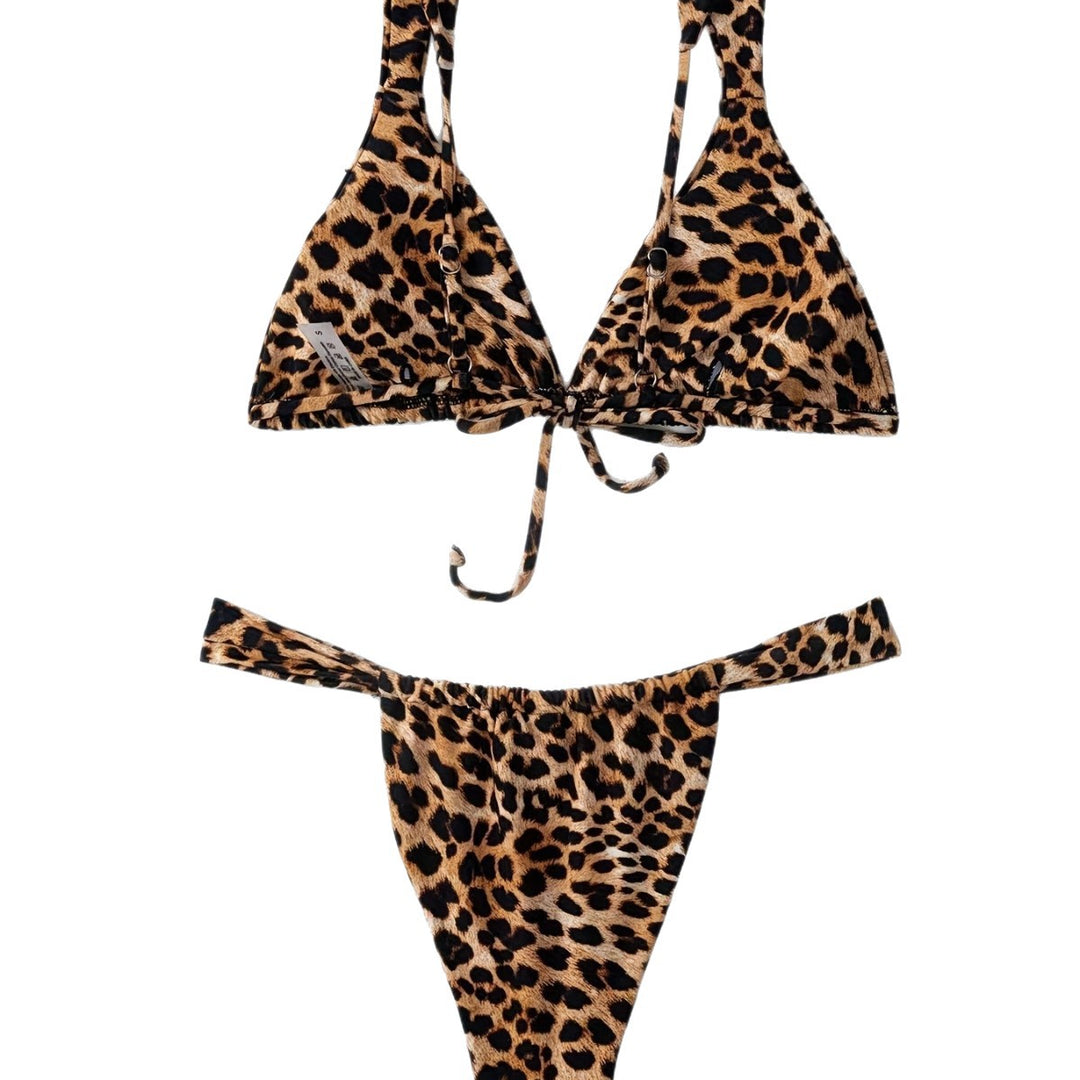 Damen Triangel-Bikini mit raffiniertem Animal-Print Echo Archiv