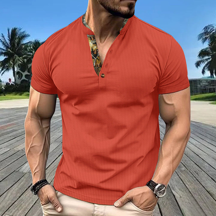 Herren Kurzarm Poloshirt mit hochwertigem Kragen Echoarchiv