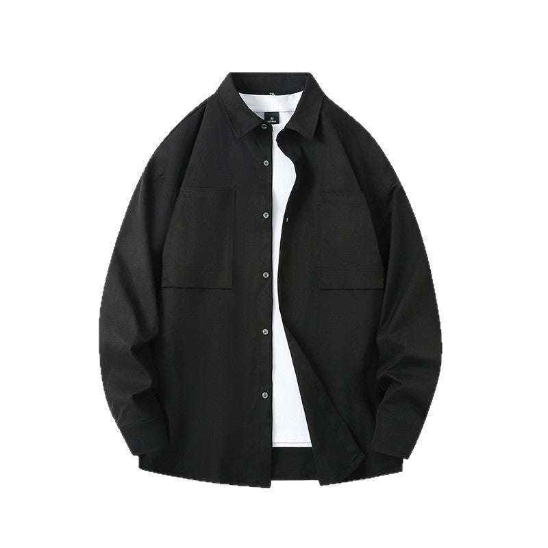 Herren Lässige Overshirt mit praktischen Brusttaschen Echoarchiv