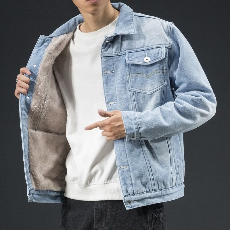 Herren Denimjacke mit Fleecefutter Echoarchiv