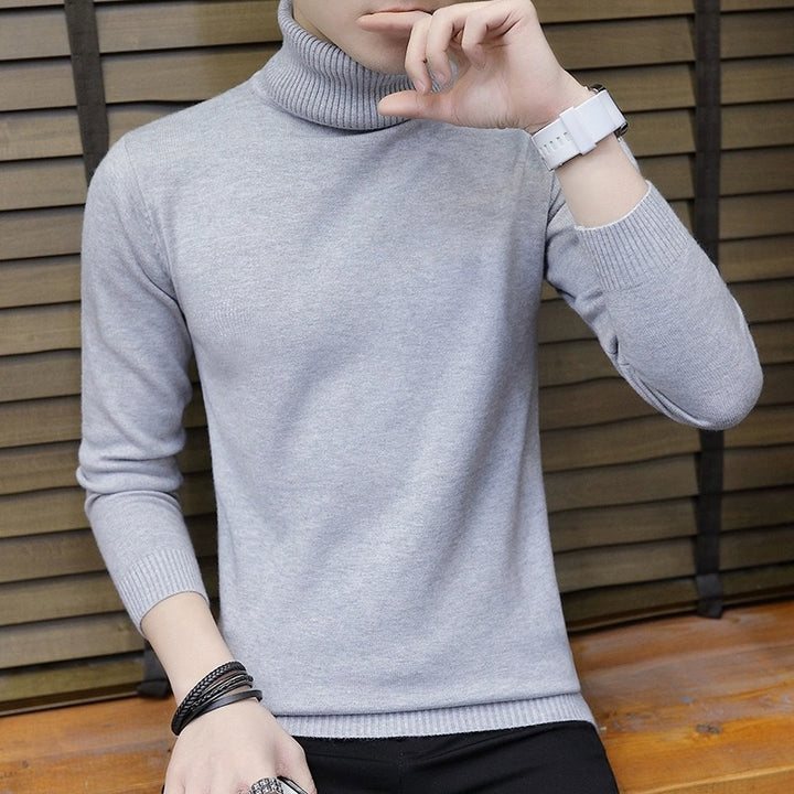 Herren bequemer Rollkragenpullover Echoarchiv