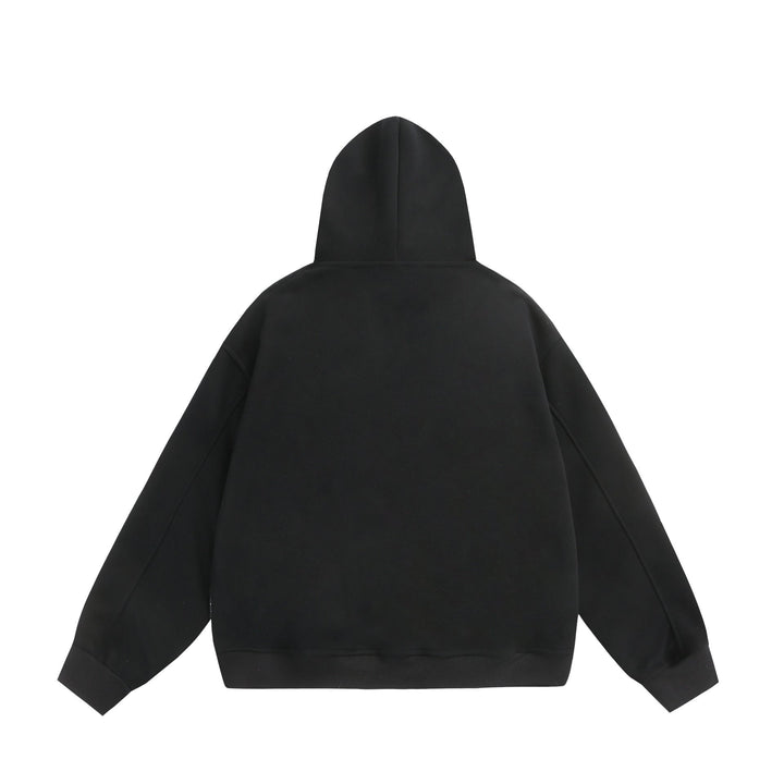 Damen Oversize-Kapuzenpullover mit Strassapplikationen und Relaxed-Schnitt Echoarchiv