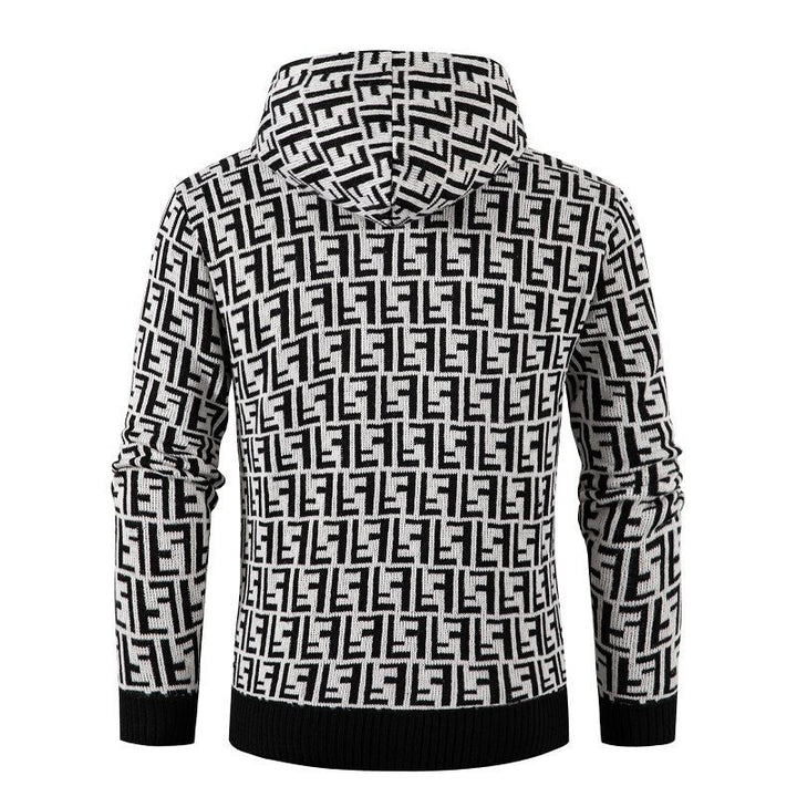 Herren Strickjacke mit modernem Zopfmuster und kuscheligem Innenfutter Echoarchiv