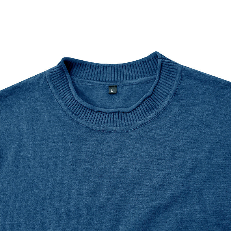 Herren Strickpullover mit moderner Passform und feiner Textur Echoarchiv