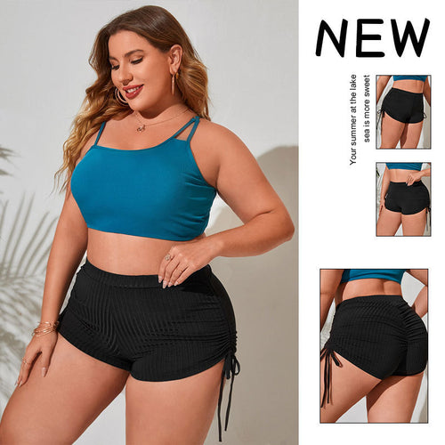 Damen Shorts mit seitlichem Rüschendetail Echo Archiv
