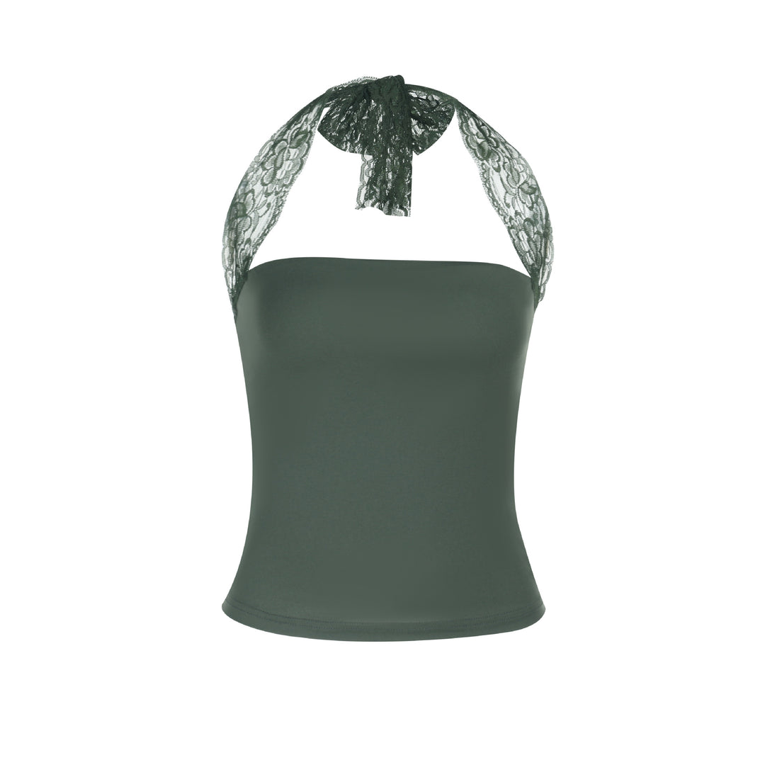 Damen Spitzen-Trägertop mit zartem Schnitt und figurformendem Design Echo Archiv