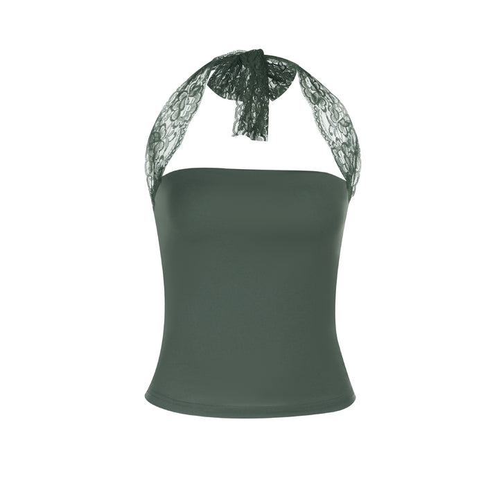 Damen Spitzen-Trägertop mit zartem Schnitt und figurformendem Design Echo Archiv
