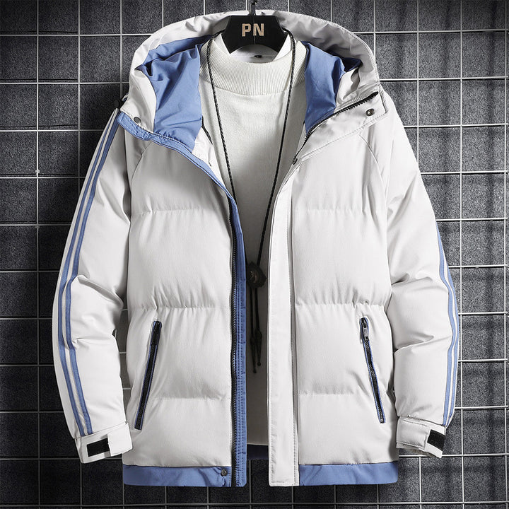 Herren Sportliche Daunenjacke mit hohem Kragen Echoarchiv