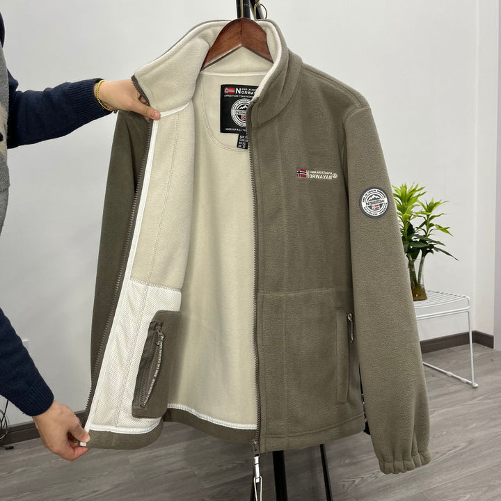 Herren Hohe Funktionale Fleecejacke Echo Archiv