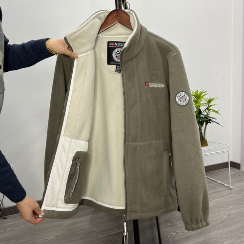 Herren Hohe Funktionale Fleecejacke Echo Archiv