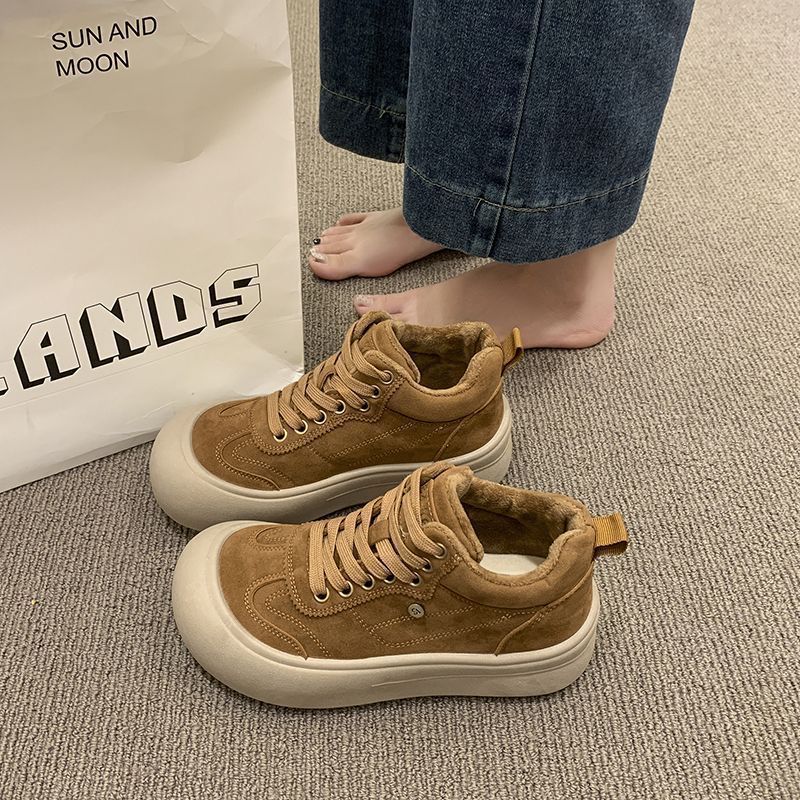 Damen Chunky Sneakers mit weichem Veloursleder und dämpfender Sohle Echo Archiv