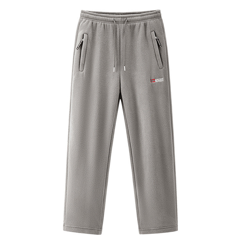 Herren Thermo-Fleece-Set mit Kapuzenjacke, Sherpa-gefüttert und elastischer Jogginghose – Marzano