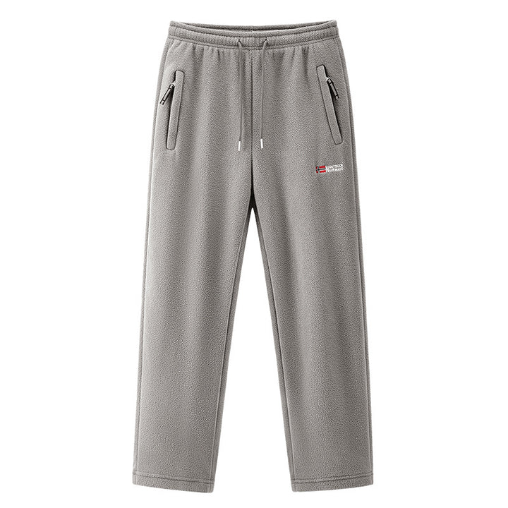 Herren Thermo-Fleece-Set mit Kapuzenjacke, Sherpa-gefüttert und elastischer Jogginghose – Marzano
