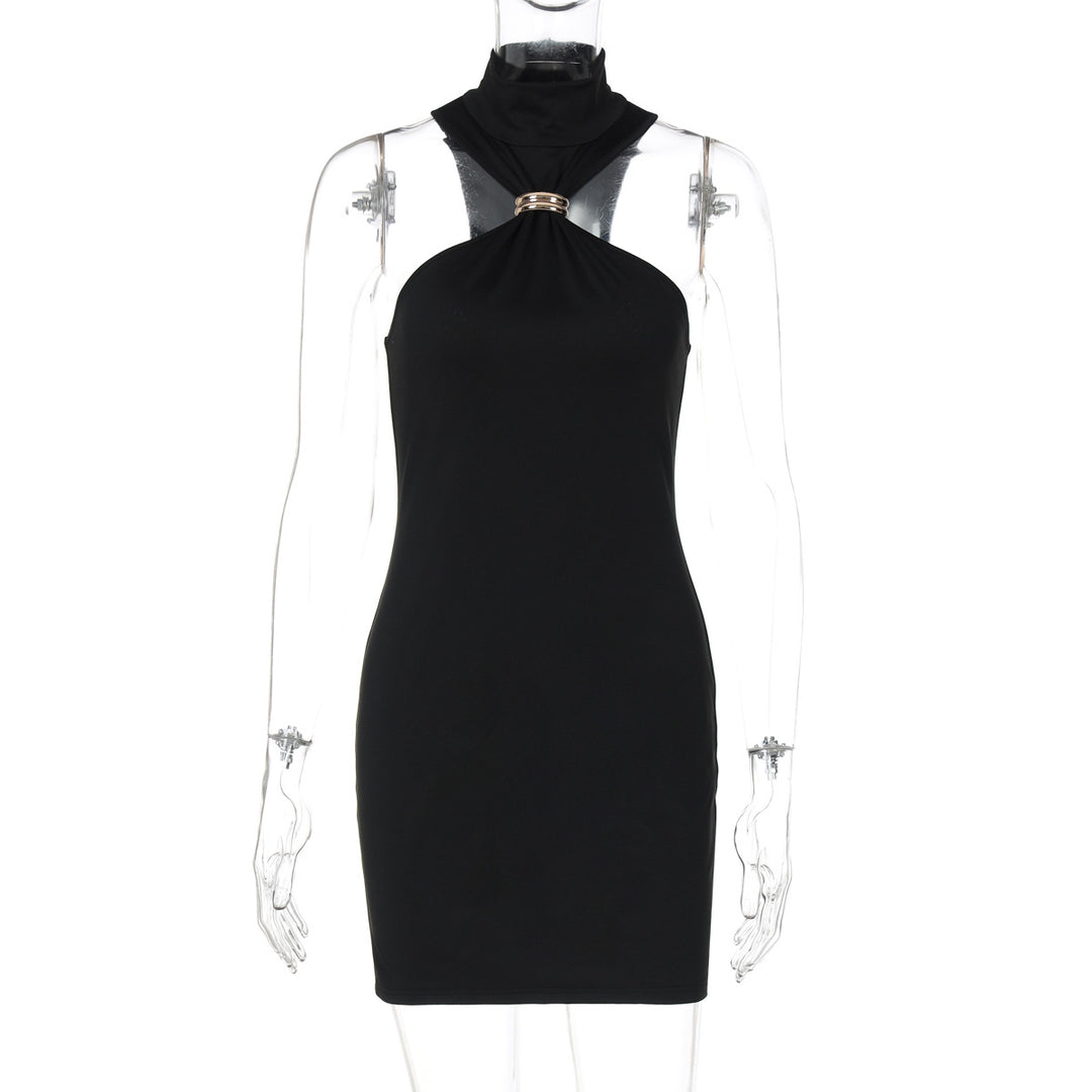 Damen Figurbetontes Minikleid mit elegantem Halterneck Echo Archiv