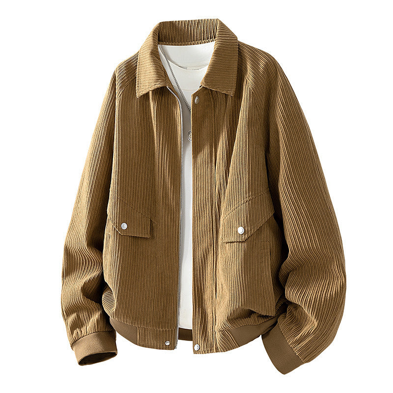 Herren Lässige Cordjacke Echo Archiv