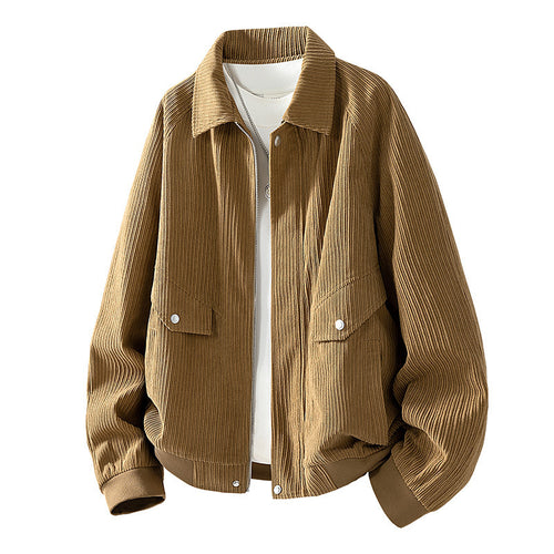 Herren Lässige Cordjacke Echo Archiv