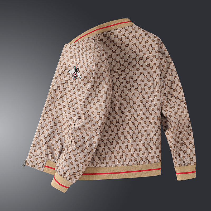 Herren Modische Übergangsjacke mit grafischem Muster Echo Archiv