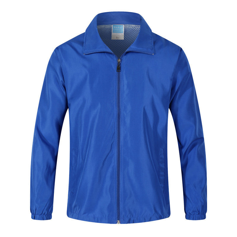 Herren Leichte Windjacke mit Mesh-Innenfutter, Stehkragen & elastischem Saum Echo Archiv