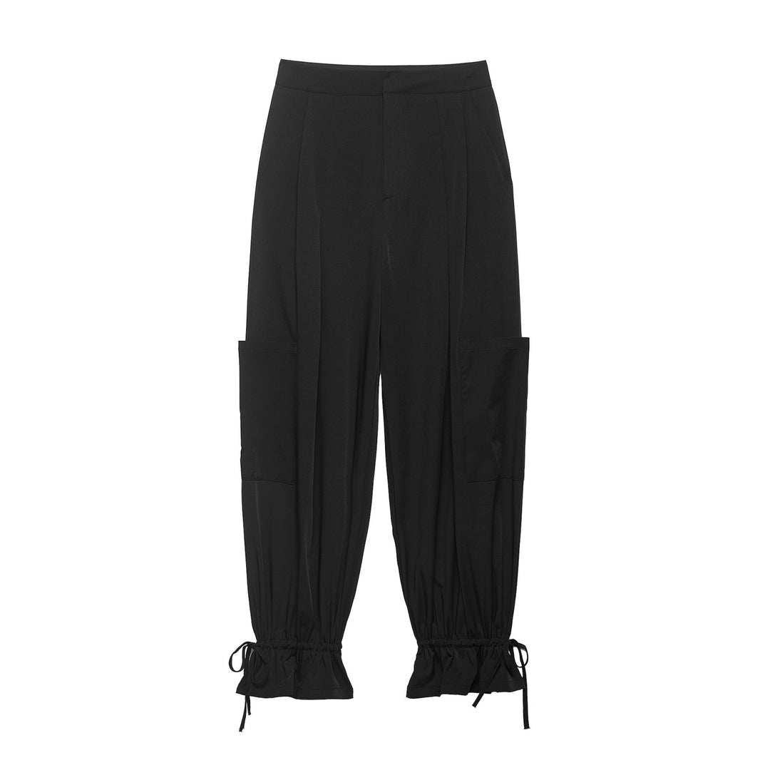 Damen Cargo-Jogginghose mit aufgesetzten Taschen, Bundfalten und Kordel-Säumen Echo Archiv