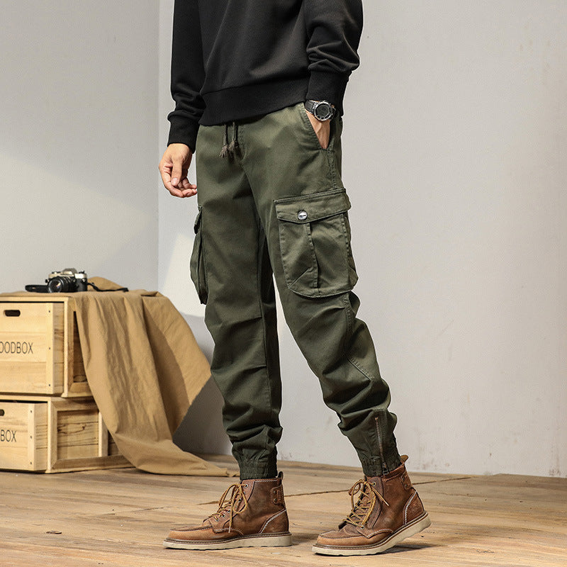 Herren Cargo-Jogginghose im Utility‑Stil mit Tunnelzug, großen Klappentaschen und elastischen Bündchen Echo Archiv