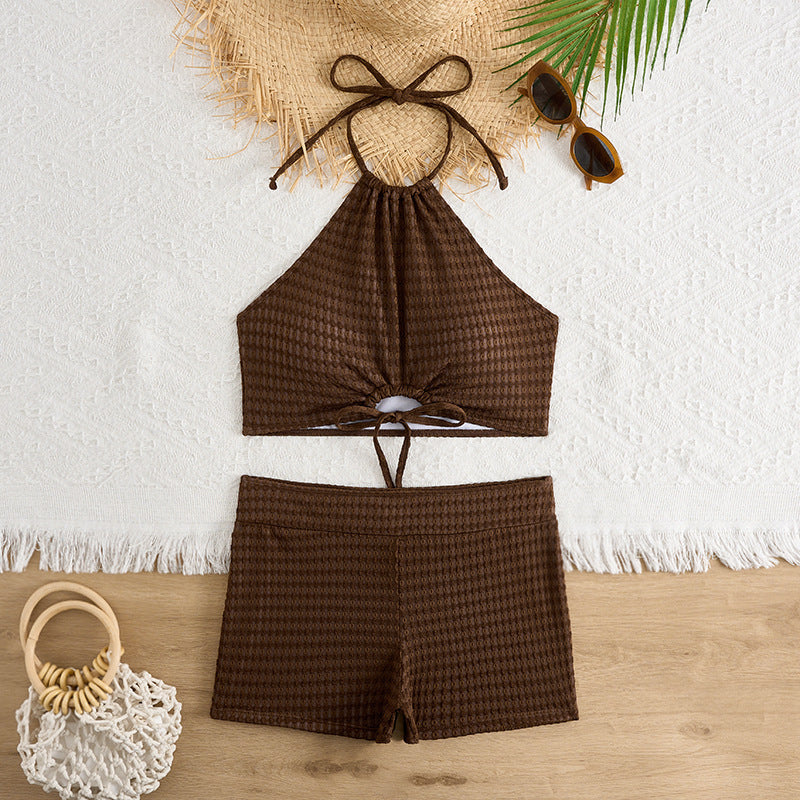 Damen Bikini-Set mit raffinierten Schnittdetails und elastischen Trägern Echo Archiv