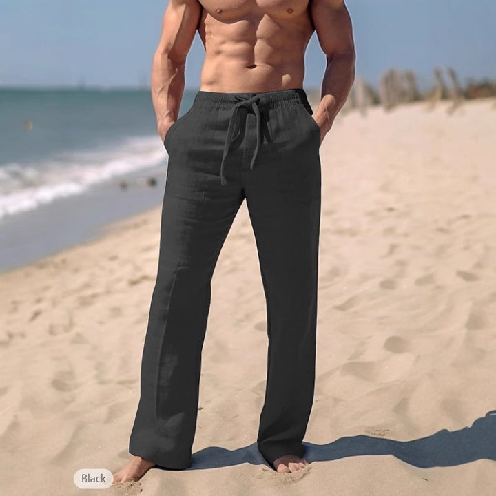 Herren entspannende Leinenhose Echoarchiv
