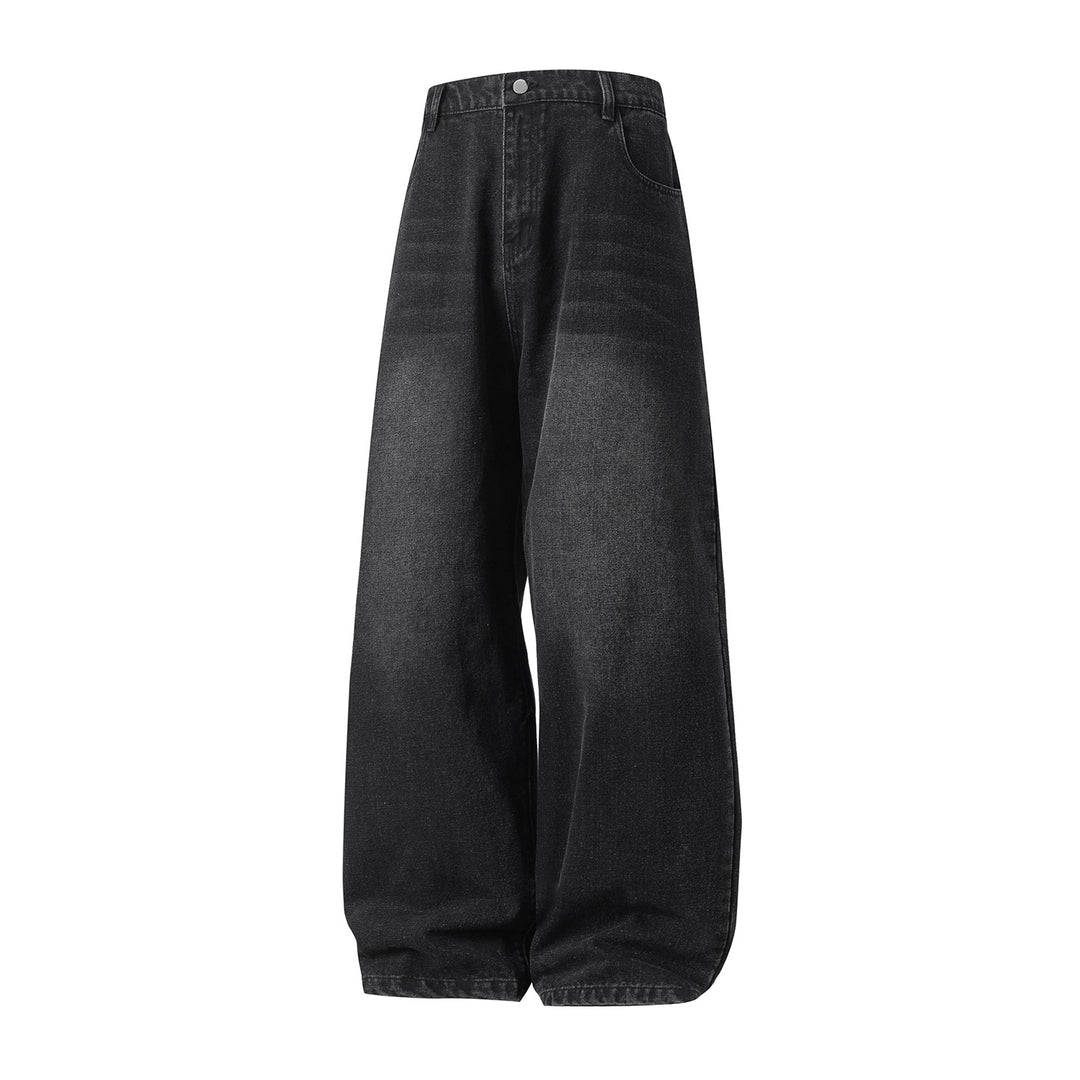 Damen Hochgeschnittene Ultraweite Denim-Hose im Palazzo-Ballon-Schnitt Echo Archiv