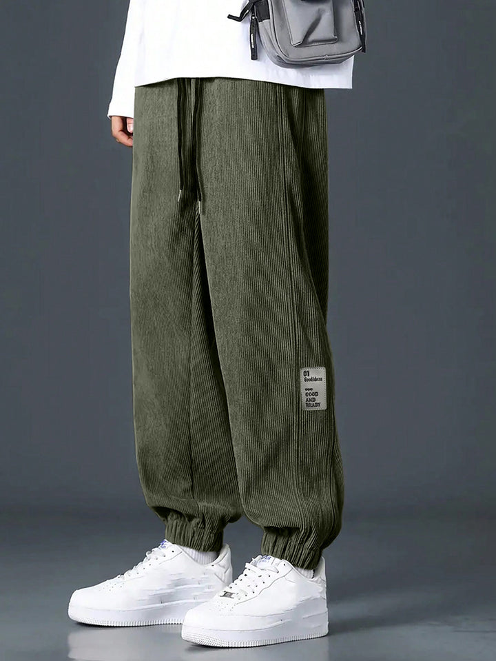 Herren Bequeme und lässige Sweatpants mit elastischem Bund und seitlichen Taschen Echoarchiv