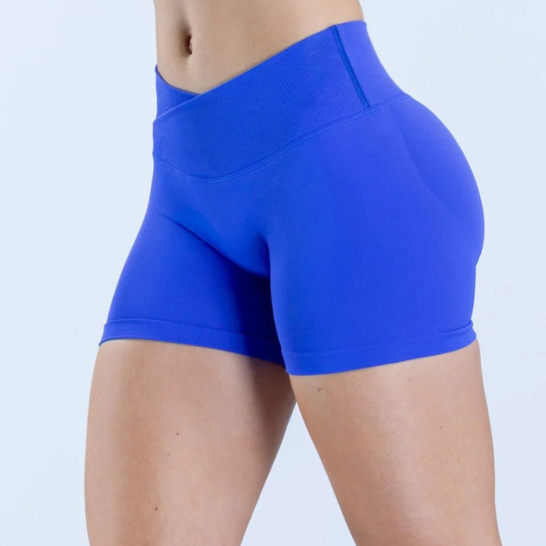 Damen Sportliche Shorts mit hohem Bund und figurformendem Schnitt Echo Archiv
