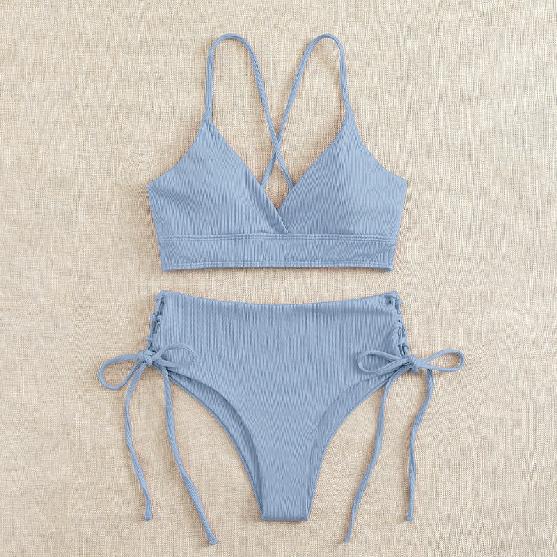 Damen Bikini-Set mit raffiniertem Schnürdetail Echo Archiv