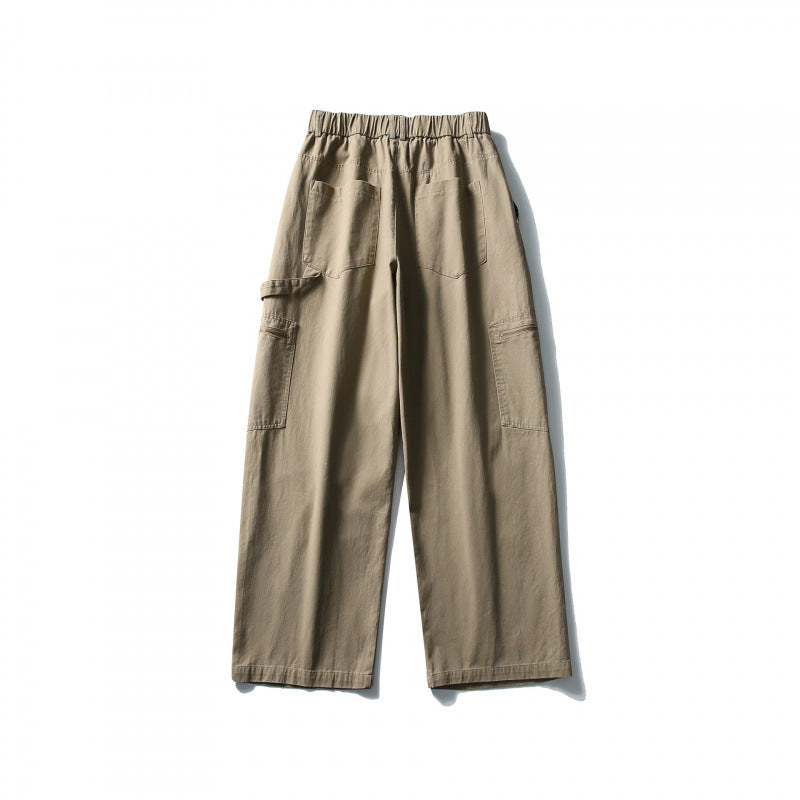 Herren Weite Utility-Cargohose mit elastischem Bund und aufgesetzten Taschen Echo Archiv