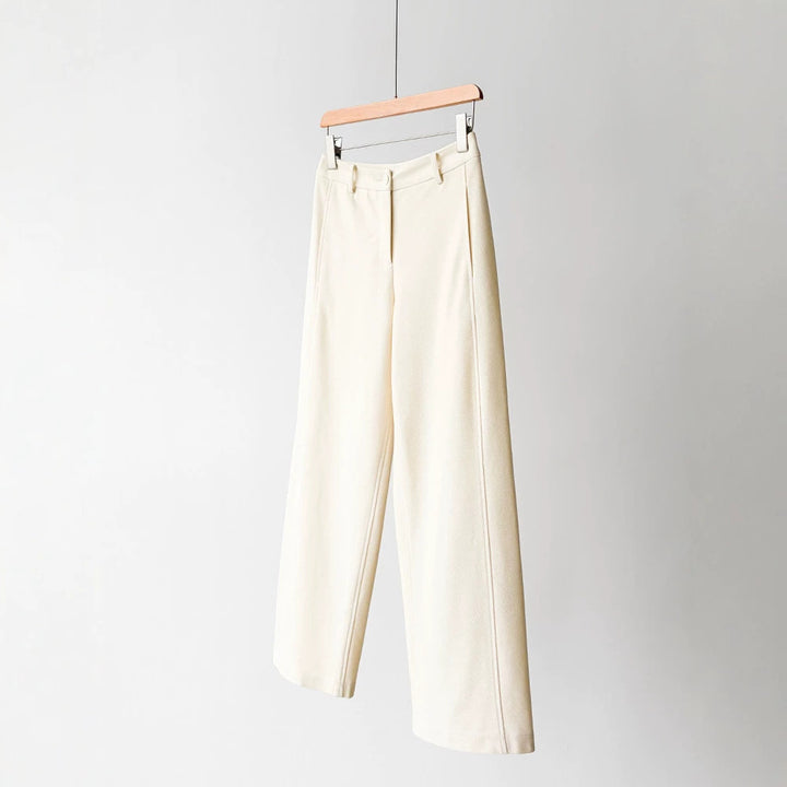 Damen Weit geschnittene elegante Trousers Echoarchiv