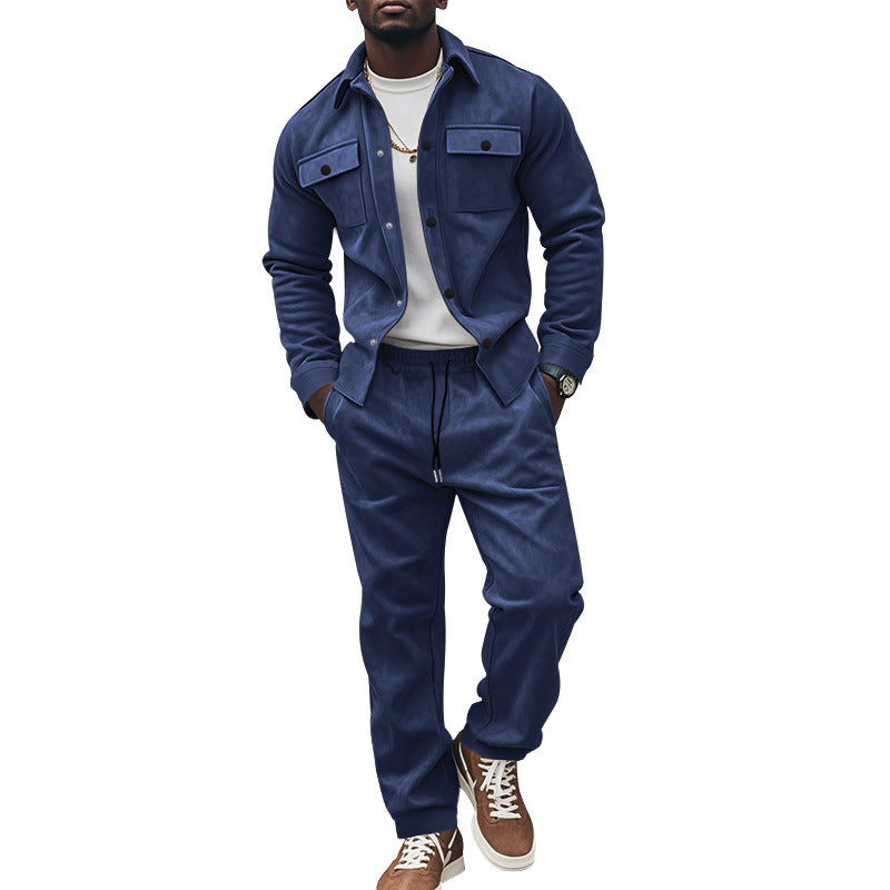 Herren Freizeit-Longejacke mit praktischen Knopftaschen und elastischen Details Echoarchiv