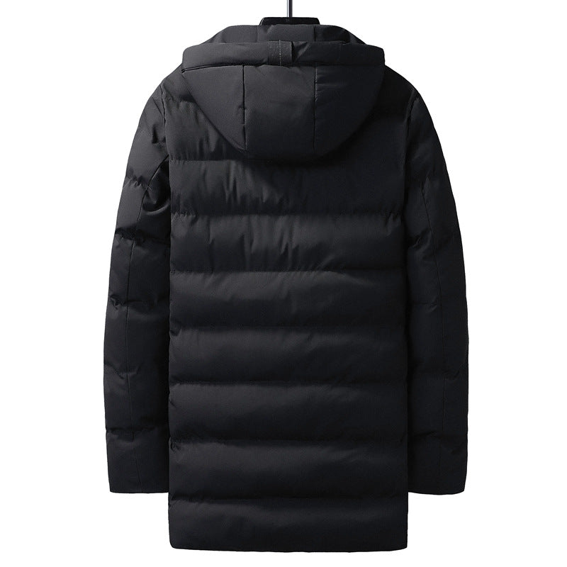 Herren isolierte Winterjacke mit verstellbarem Kragen und funktionalen Taschen Echoarchiv