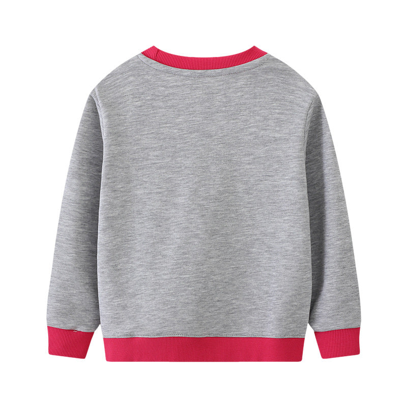 Mädchen Sweatshirt mit buntem Einhorn-Motiv Echo Archiv