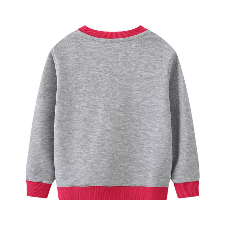 Mädchen Sweatshirt mit buntem Einhorn-Motiv Echo Archiv