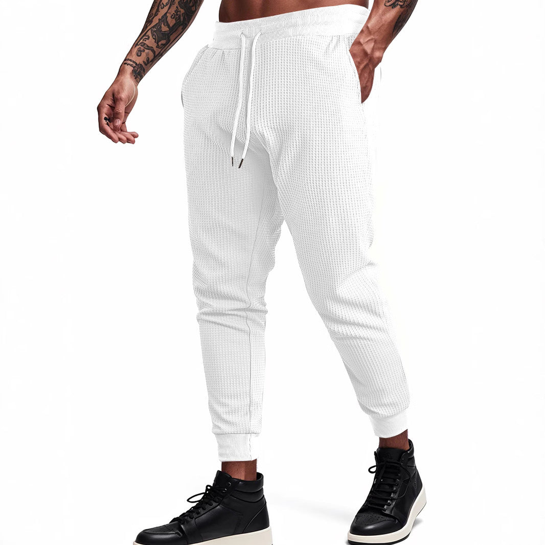 Herren Freizeithose mit atmungsaktivem Waffelstepp und elastischem Bund Echoarchiv