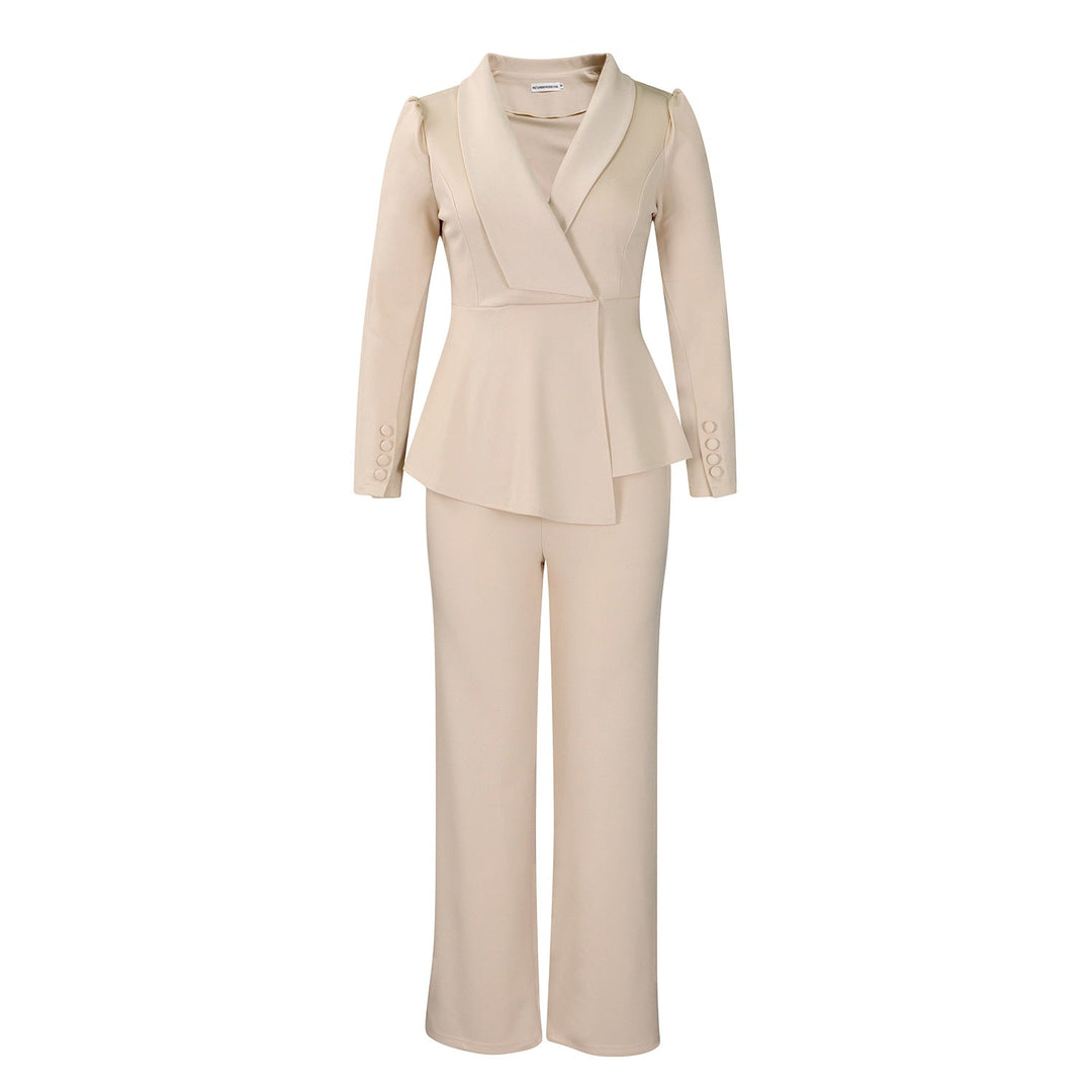 Damen Elegantes Blazer-Hosen-Set Echoarchiv