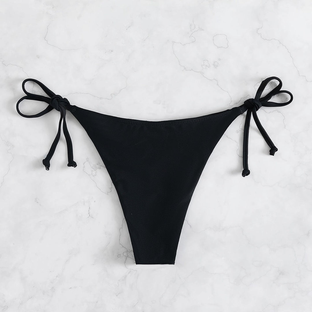 Damen Bikinislip mit verstellbaren Seitenbändern und hohem Beinausschnitt Echo Archiv