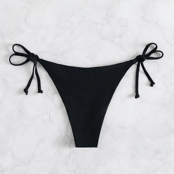 Damen Bikinislip mit verstellbaren Seitenbändern und hohem Beinausschnitt Echo Archiv