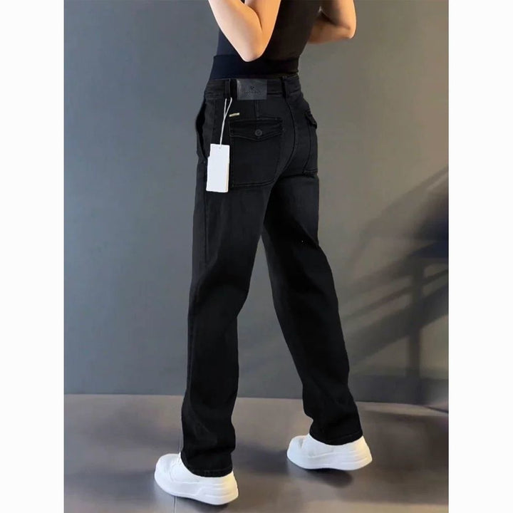 Damen Modische Hohe Taille Jeans Echo Archiv