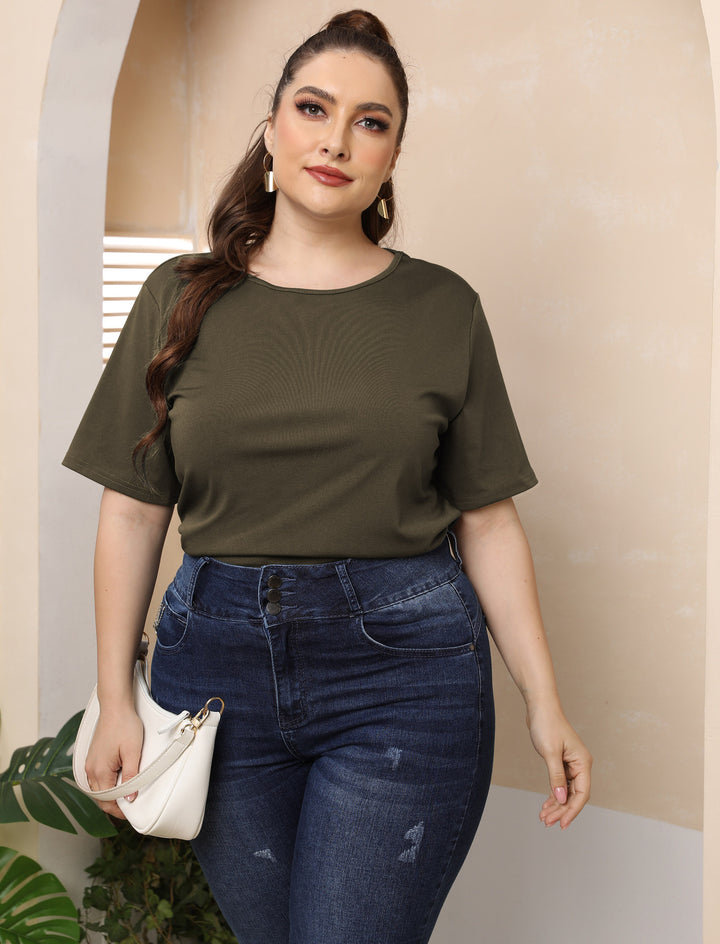 Damen modisches Basic T-Shirt Echo Archiv