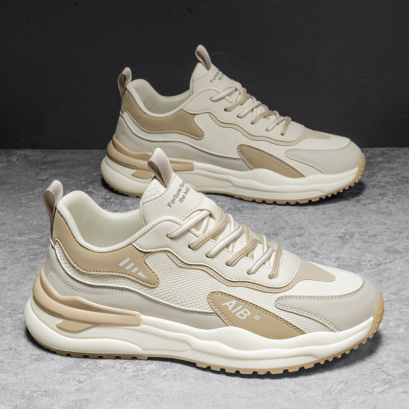 Herren Casual‑Straßen‑Sneaker mit mehrschichtiger Gummiplattform und atmungsaktiven Mesh‑Overlays – Norré
