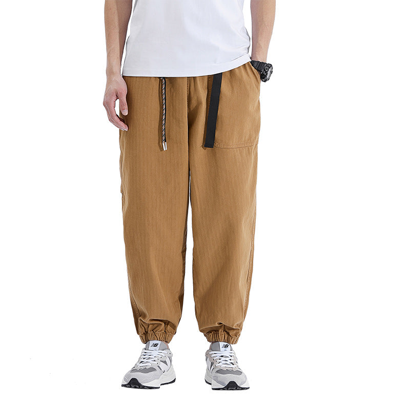 Herren lässige Cargo-Hose mit elastischem Bund und praktischen Taschen Echoarchiv