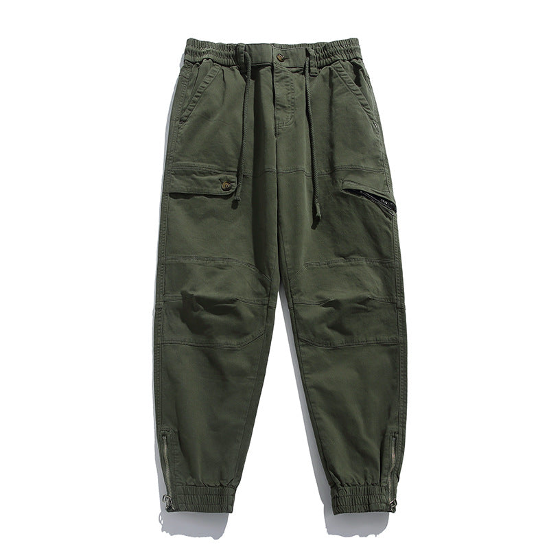 Herren Cargo-Joggerhose im Utility‑Stil mit ergonomischen Kniepaneelen und Reißverschluss‑Knöchel Echo Archiv