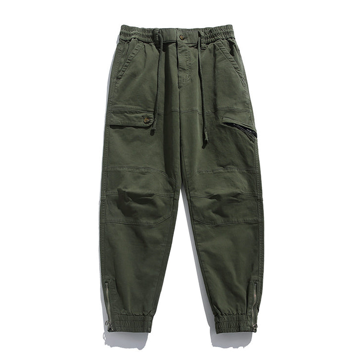 Herren Cargo-Joggerhose im Utility‑Stil mit ergonomischen Kniepaneelen und Reißverschluss‑Knöchel Echo Archiv